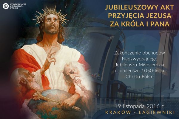 Ogłoszenia - Uroczystość Chrystusa Króla Wszechświata