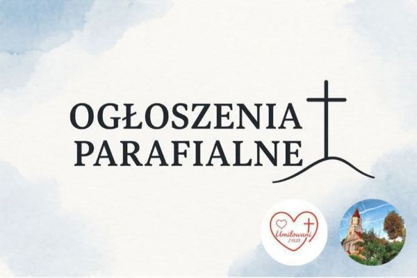 Ogłoszenia parafialne 